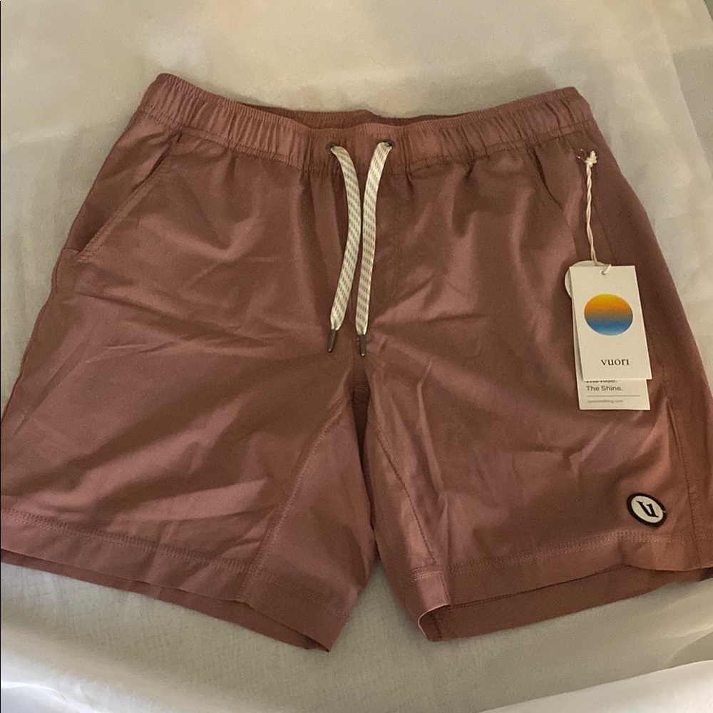 Vuori Pink Athletic Shorts